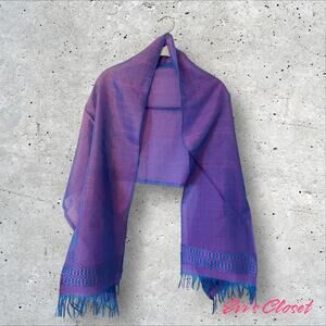 Ethiopian Vintage Hand Woven Shawl Pashmina Scarf TableRunner With Tassels